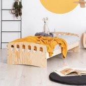 White Markaawm Montessori Yatak 90x190 Ahşap Çocuk Karyola Beşik - 1
