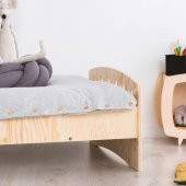 White Markaawm Montessori Yatak 90x190 Ahşap Çocuk Karyola Beşik - 3