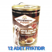 UNİVERSAL FOOD PATE DANA ETLİ KÖPEK KONSERVE 400GR - 1