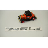 Bmw 745Ld Bagaj Krom Metal 3M 3D Yazı Logo thumbnail 2