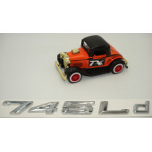 Bmw 745Ld Bagaj Krom Metal 3M 3D Yazı Logo thumbnail 4