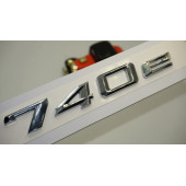 Bmw 740e Bagaj Krom Metal 3M 3D Yazı Logo thumbnail 1