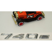 Bmw 740e Bagaj Krom Metal 3M 3D Yazı Logo thumbnail 4