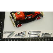 Bmw 745e Bagaj Krom Metal 3M 3D Yazı Logo - 6