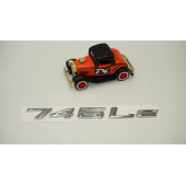 Bmw 745Le Bagaj Krom Metal 3M 3D Yazı Logo - 2