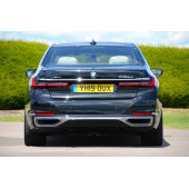 Bmw 745Le Bagaj Krom Metal 3M 3D Yazı Logo - 7