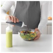 2Li Sos Şişesi,Pratik  IKEA Şeffaf 330 ml 2 Adet Beyaz - 2