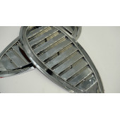 Arazi Off Road Binek Araç Ön Kaput Gümüş Krom Air Flow Rüzgarlık thumbnail 4