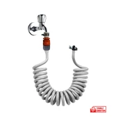 Plasyay Spiral Wc Banyo Veranda Balkon Yıkama Setleri Kelepçe Adaptörlü Setler - 3