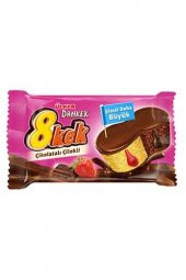 ÜLKER Dankek Çikolata Çilekli 8 Kek 55 gr - 1