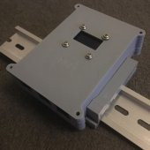 Din-Raylı Klipsli Raspberry Pi Oled Kutu Kılıf Plastik Aparat - 2