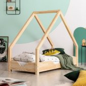 Markaawm Çatılı Montessori Yatak 90x190 Ahşap Çocuk Karyola - 1