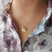 Altın yonca kolye 2.65 gram thumbnail 1