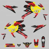 Bajaj Pulsar 200 NS Motobul 41 Design Sticker Set - 2