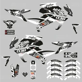 Bajaj Pulsar 200 NS White Flou Design Sticker Set - 2