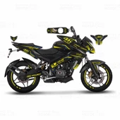 Bajaj Pulsar 200 NS 46 Project Carbon Desing Sticker Set - 1