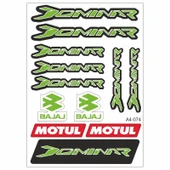 Bajaj Dominar Yeşil Sticker Seti - 1