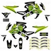 Bajaj Pulsar 200 NS Green Dragon Sticker Set - 2
