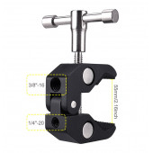 Ayex Dual Ball Heads Magic Arm + Super Crab Clamp Kelepçe - 3