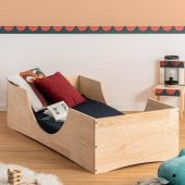 Markaawm Rustik Montessori Yatak Ahşap Çocuk Yatak Karyola - 1