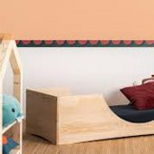 Markaawm Rustik Montessori Yatak Ahşap Çocuk Yatak Karyola - 2