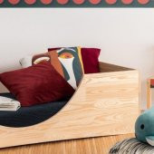 Markaawm Rustik Montessori Yatak Ahşap Çocuk Yatak Karyola - 3