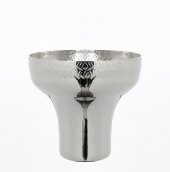 Vitale Desenli Orta Dekoratif Obje Silver 27X25CM AK.JA0046 - 1