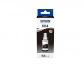 Epson T6641 L100 / L200 / L300 / L355 / L550 SİYAH MÜREKKEP KARTUŞ - 1