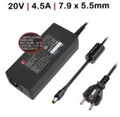 Lenovo 20V 4.5A (90W) - 7.9mm/5.5mm - Notebook Adaptör RNA-IB04 - 1