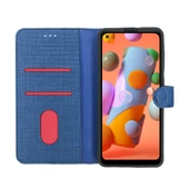 Xiaomi Mi 11 Lite Kılıf FitCase Fabric Kapaklı Cüzdanlı - 12