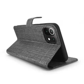 Xiaomi Mi 11 Lite Kılıf FitCase Fabric Kapaklı Cüzdanlı - 7