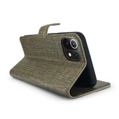 Xiaomi Mi 11 Lite Kılıf FitCase Fabric Kapaklı Cüzdanlı - 4