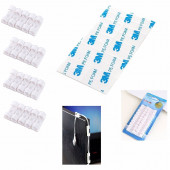 20'li Yapışkanlı Kablo Düzenleyici Ve Toplayıcı Klips - 5