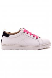 Gate29 Frenze Sport Hakiki Deri Beyaz Haki Sneaker Spor Ayakkabı - 1