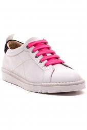 Gate29 Frenze Sport Hakiki Deri Beyaz Haki Sneaker Spor Ayakkabı - 4