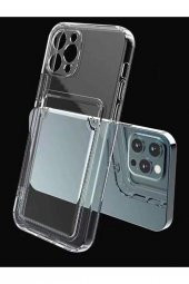 İphone 11 Şeffaf Kartlıklı Kamera Korumalı Telefon Kılıfı thumbnail 2
