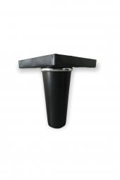 Mobilya Koltuk Ayağı Baza Çekyat Chester Oturma Grubu Ayağı Siyah 12 Cm 20 Adet thumbnail 1