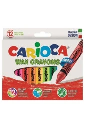 Carioca Pastel Boya Wax Maxı Yıkanabilir 12 Li Yıkanabilir Pastel Boya - 1