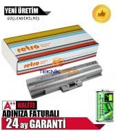 Sony VGN-CS27/C VGN-CS27/P Notebook Bataryası Pili/Gri thumbnail 2