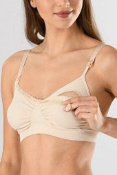 MISS FIT 11036 DİKİŞSİZ V YAKA EMZİRME SÜTYENİ - 2
