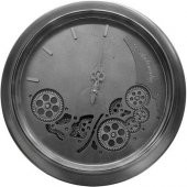 himarry Saat Çarklı Yuvarlak Duvar Saati Dekoratif Hediyelik - 1