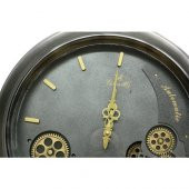 himarry Saat Çarklı Yuvarlak Duvar Saati Dekoratif Hediyelik - 3