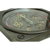 himarry Saat Çarklı Kare Duvar Saati Dekoratif Ev Ofis Hediyelik - 4