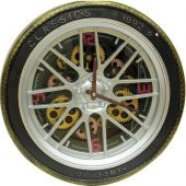 himarry Saat Çarklı Jant Modeli Duvar Saati Dekoratif Ev Ofis Hediyelik - 1