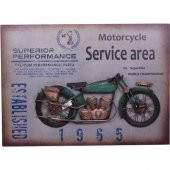 himarry Motorsiklet Tablo Pano Vintage Dekoratif Ev Ofis Hediyelik - 1