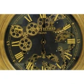 Saat Çarklı Kare Roma Rakamlı Duvar Saati Dekoratif Hediyelik - 2