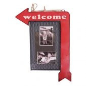 himarry Dekoratif Metal Kapı Yazısı Yön Tabelası Çerçeveli Hediyelik - 1