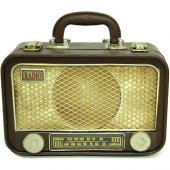 himarry Dekoratif Metal Radyo Bavul Vintage Dekoratif Hediyelik - 1