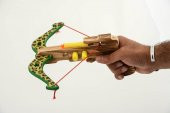 Ahşap (Arbalet) Tatar Yayı Ok Nerf Elite Crossbow - 1