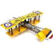 himarry Dekoratif Metal Uçak Çift Kanatlı Biblo Dekoratif Hediyelik - 1